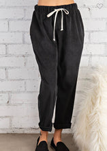Load image into Gallery viewer, Callie Corduroy Joggers (Charcoal)
