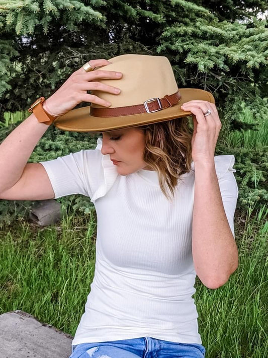 Ombre Wide Brim Hat