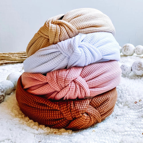 Neutral Knotted Headbands