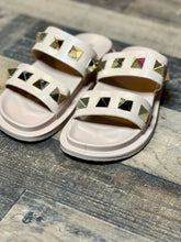 Load image into Gallery viewer, (5 &amp; 6) Blush Studded Sandals