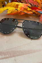 Load image into Gallery viewer, Hollywood Studded Aviator Sunglasses