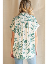 Load image into Gallery viewer, (M) Sage Tie Dye Top